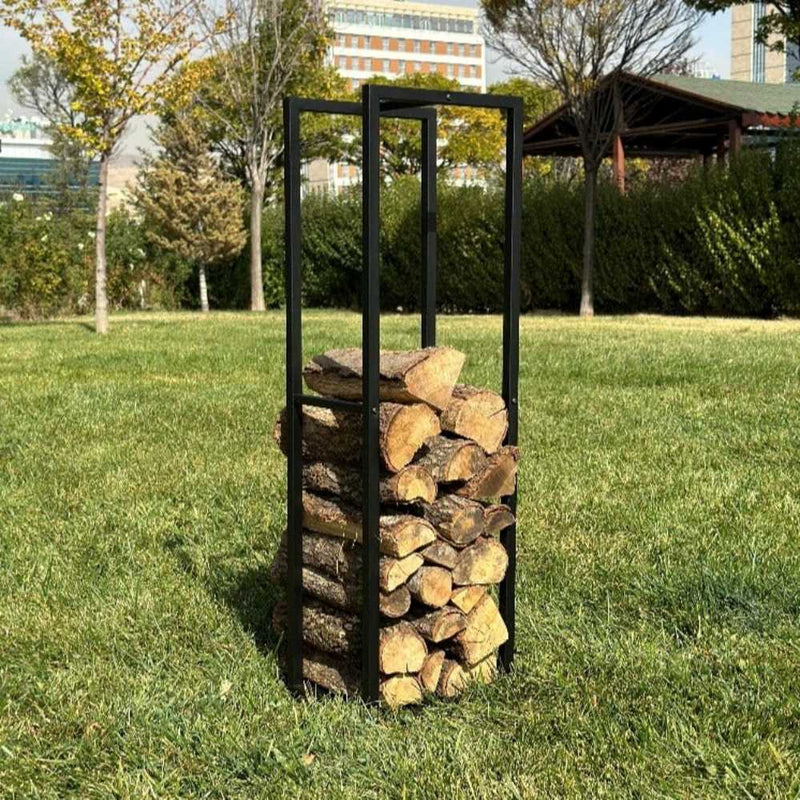 Modern Metal Firewood Rack