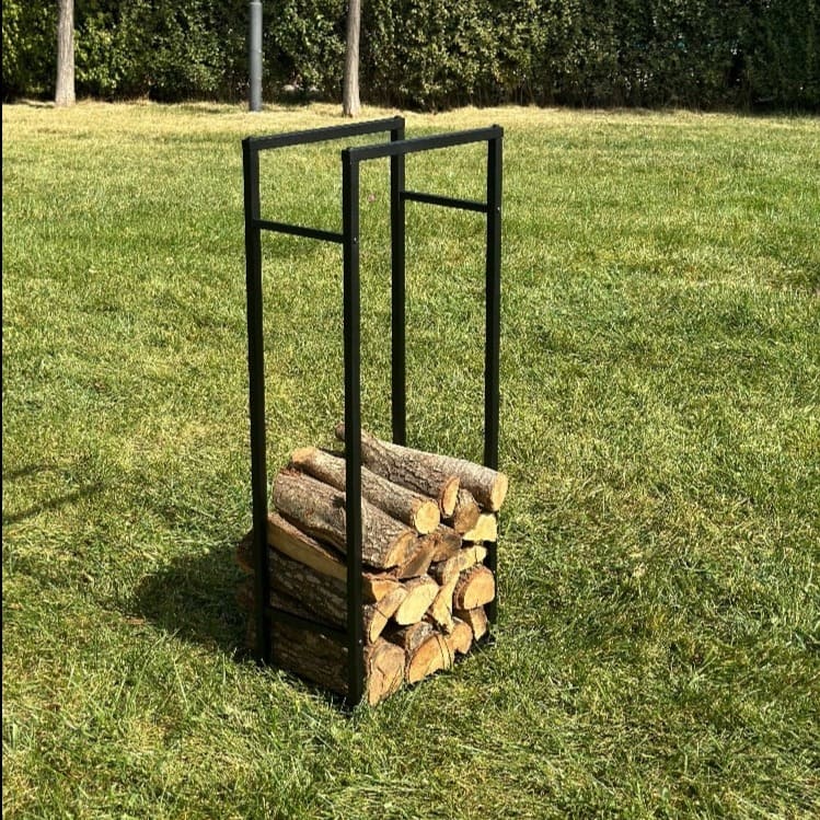 Modern Metal Log Holder