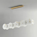 Alabaster Multiple Round Chandelier