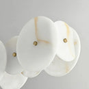Alabaster Multiple Round Chandelier