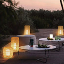 Modern Woven Rattan Outdoor Lamp