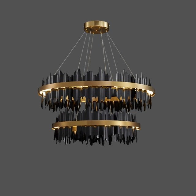 MIRODEMI® Modern Creative Circular Chandelier for Living Room, Dining Room