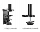 Clamp-On Monitor Arm Mount