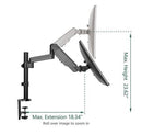 Ergonomic Dual Monitor Arm For Desk Mounting
