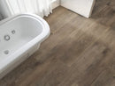 SPC Vinyl Rigid Core 7" Width 60" RL, 8mm Thick, 2mm IXPE Monroe Steel, Galea Floors - Mazzia Collection bath view 3
