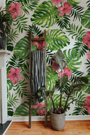 Pink Hibiscus Flower Wallpaper