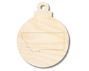 Unfinished Wood Etched Montana Ornament Shape | Paint By Line Crafts | up to 30" DIY