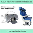 Mr. Peanut's Monterey Series Airline Compliant Horizontal Backpack Pet Carrier