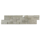 Moon Grey Ledger 3D Panel 6"x24" Natural Marble Wall Tile - Full Truckload   honed top view