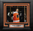Morgan Frost Locker Room Philadelphia Flyers 8" x 10" Framed Hockey Photo