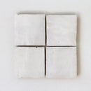 Snow Zellige 4"x4" by Tilesofezra