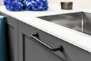 Matte Black "Motion" Knob and Drawer Pull