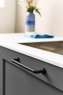 Matte Black "Motion" Knob and Drawer Pull
