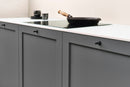 Matte Black "Motion" Knob and Drawer Pull