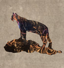 Mountain Lion Watching Metal Art