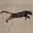 Mountain Lion Jumping Metal Art