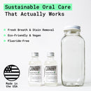 Peppermint Mouthwash Concentrate | Fluoride-Free Mouthwash with Xylitol & Aloe Vera