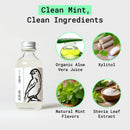 Peppermint Mouthwash Concentrate | Fluoride-Free Mouthwash with Xylitol & Aloe Vera