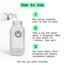 Peppermint Mouthwash Concentrate | Fluoride-Free Mouthwash with Xylitol & Aloe Vera