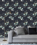 Fashionable Poplar Leaves Wallpaper Tasteful
