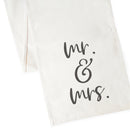 Mr. & Mrs. Cotton Canvas Table Runner