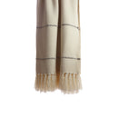 Brown Multi Striped Throw