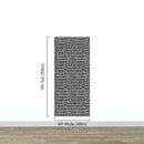 Abstract Maze Black and White Wallpaper Mural.