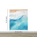 Blue Ocean Wave Wall Mural.