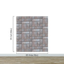 Modern Urban Wallpaper Decor. Metal Steel 3D Wall Mural.
