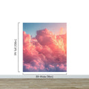 Pink Clouds Wallpaper Mural.