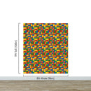 Colorful Lego Blocks Pattern Wallaper Mural.