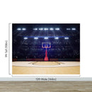 Basketball Court Stadium Wallpaper Mural.