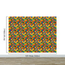 Colorful Lego Blocks Pattern Wallaper Mural.