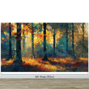 Colorful Forest Painting Wallpaper Mural.