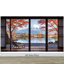 Scenic Lake View with Mount Fuji 3D Wallpaper Mural.