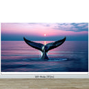 Whale Tail Wall Mural. Ocean Wallpaper.