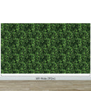 Green Leaves Pattern Wallpaper Mural. Botanical Wall Mural.