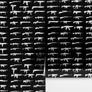 Gun Pattern Wall Mural. Urban Camo Wallpaper.
