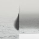 Serene Foggy Ocean Waves Wallpaper Mural.
