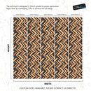 Modern Design Wooden Zigzag Panel Wallpaper Mural.