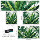 Rainforest Jungle Wallpaper. Banana Leaf Wall Mural.