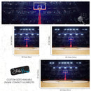 Basketball Court Stadium Wallpaper Mural.