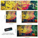 Colorful Autumn Trees Wallpaper Mural.