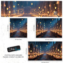 Floating Candles Great Hall Wallpaper Mural. Wizardly Dining Room Ambiance Wall Art.