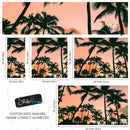Sunset Wallpaper Mural. Palm Trees Tropical Vibe.