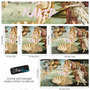 The Birth of Venus “Get Naked” Quote Wallpaper Mural