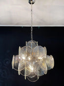 Round Transparent Glass Chandelier