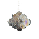 Round Transparent Glass Chandelier