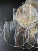 Round Transparent Glass Chandelier