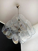 Round Transparent Glass Chandelier